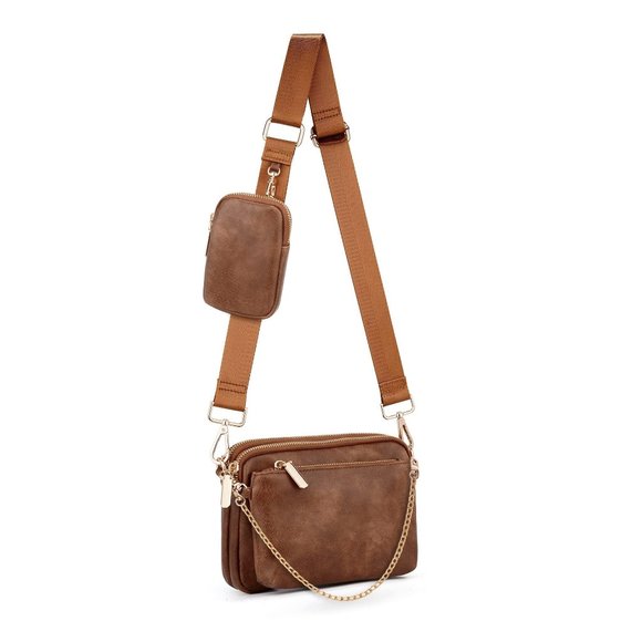 Small-Crossbody-Bags-for-Women 3 in 1 Multipurpose Shoulder Purse - Picture 9 of 9